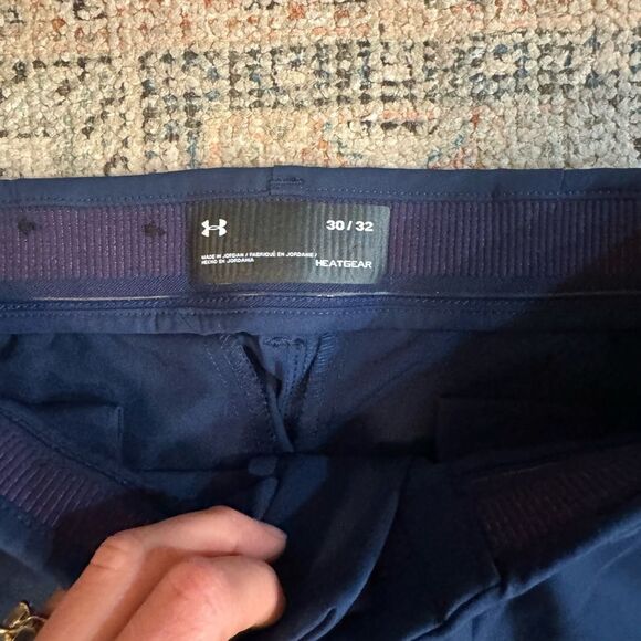 Men's Under Armour Drive Pants - Midnight Navy - 30/32 - Picture 6 of 9